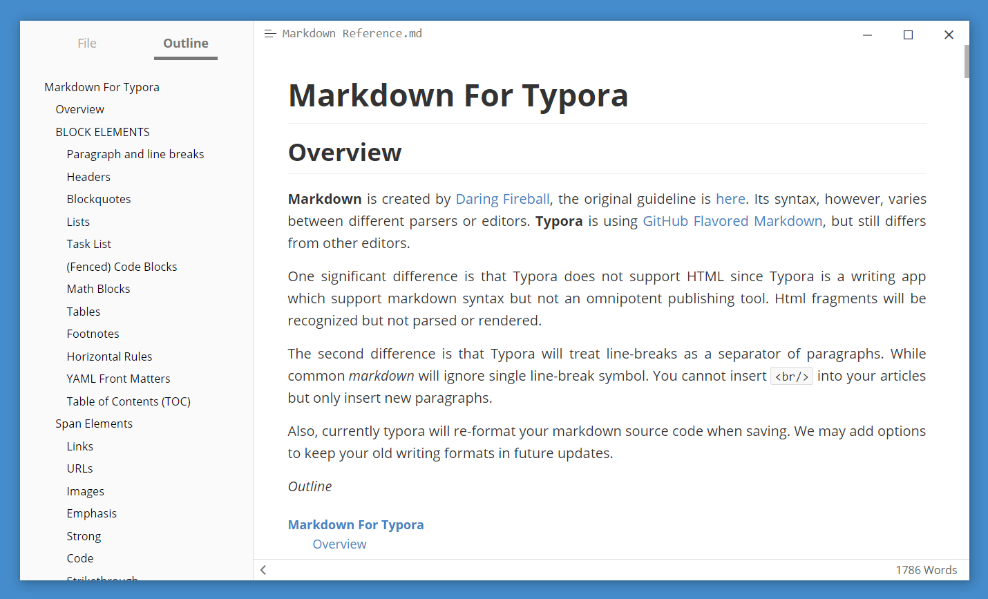 【软件推荐】MarkDown神器——Typora